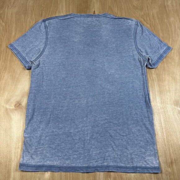Lucky Brand Venice Burnout Henley T-Shirt Men's Size M Short Sleeve Lightweigh - Picture 6 of 6